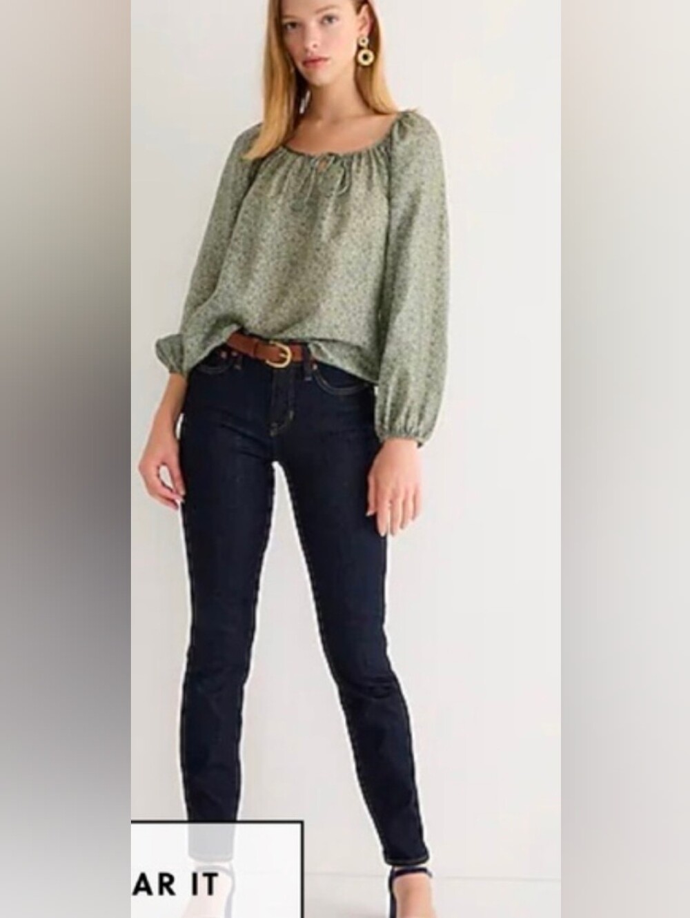 J Crew 9” Vintage Slim Straight Jean in Resin Rinse NWT Size 30